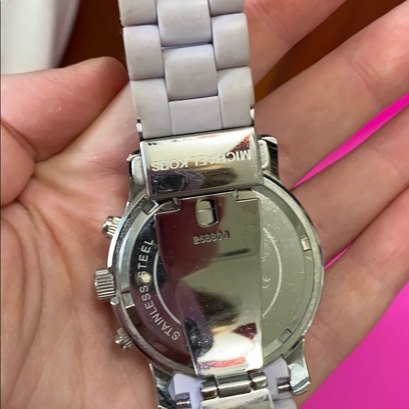 MK Lilac watch